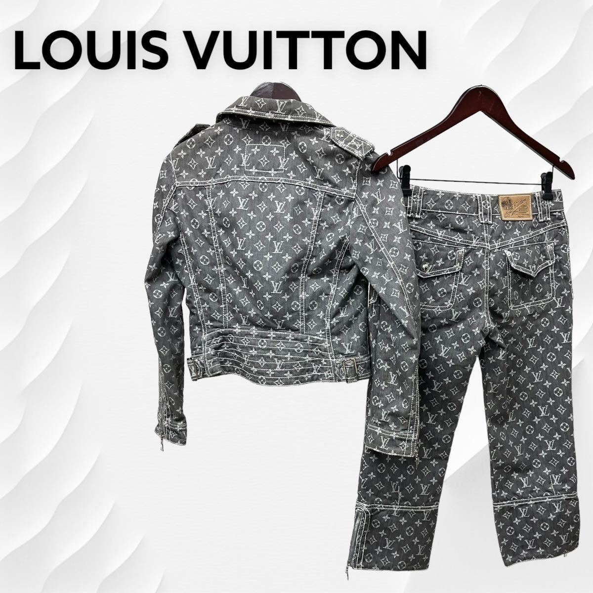 高級 LOUIS VUITTON ルイヴィトン 07SS モノグラムデニム 高級 LOUIS VUITTON ルイヴィトン 07SS モノグラムデニム