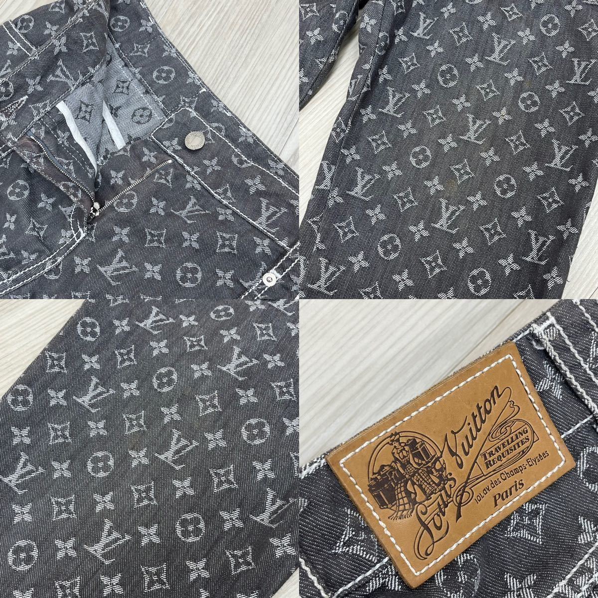 高級 LOUIS VUITTON ルイヴィトン 07SS モノグラムデニム 高級 LOUIS VUITTON ルイヴィトン 07SS モノグラムデニム