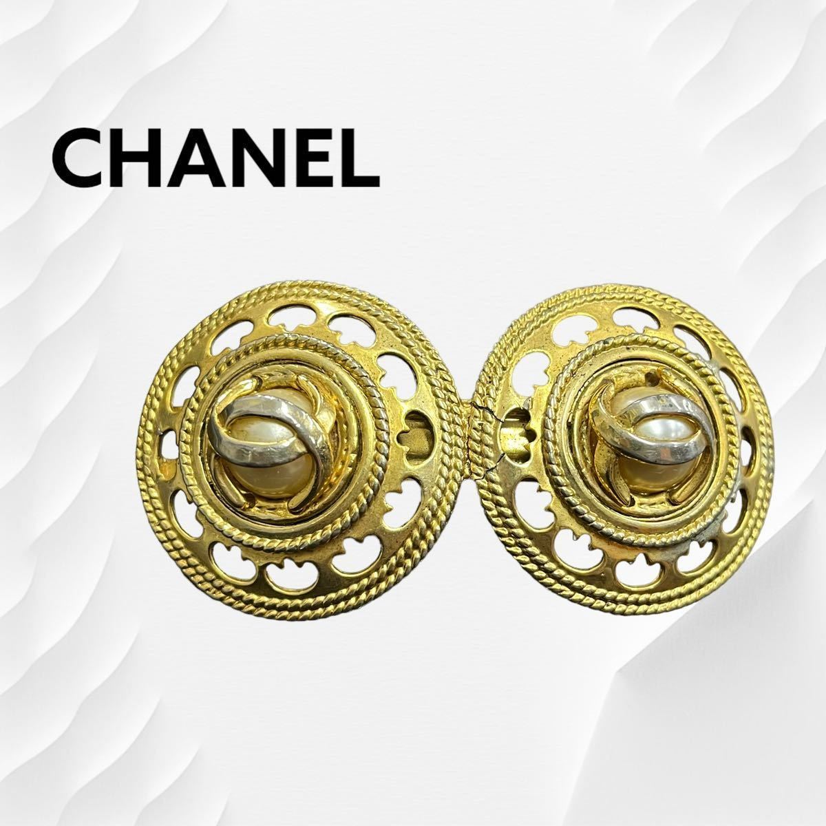 CHANEL シャネル 94A イヤリング ココマーク フェイクパール-