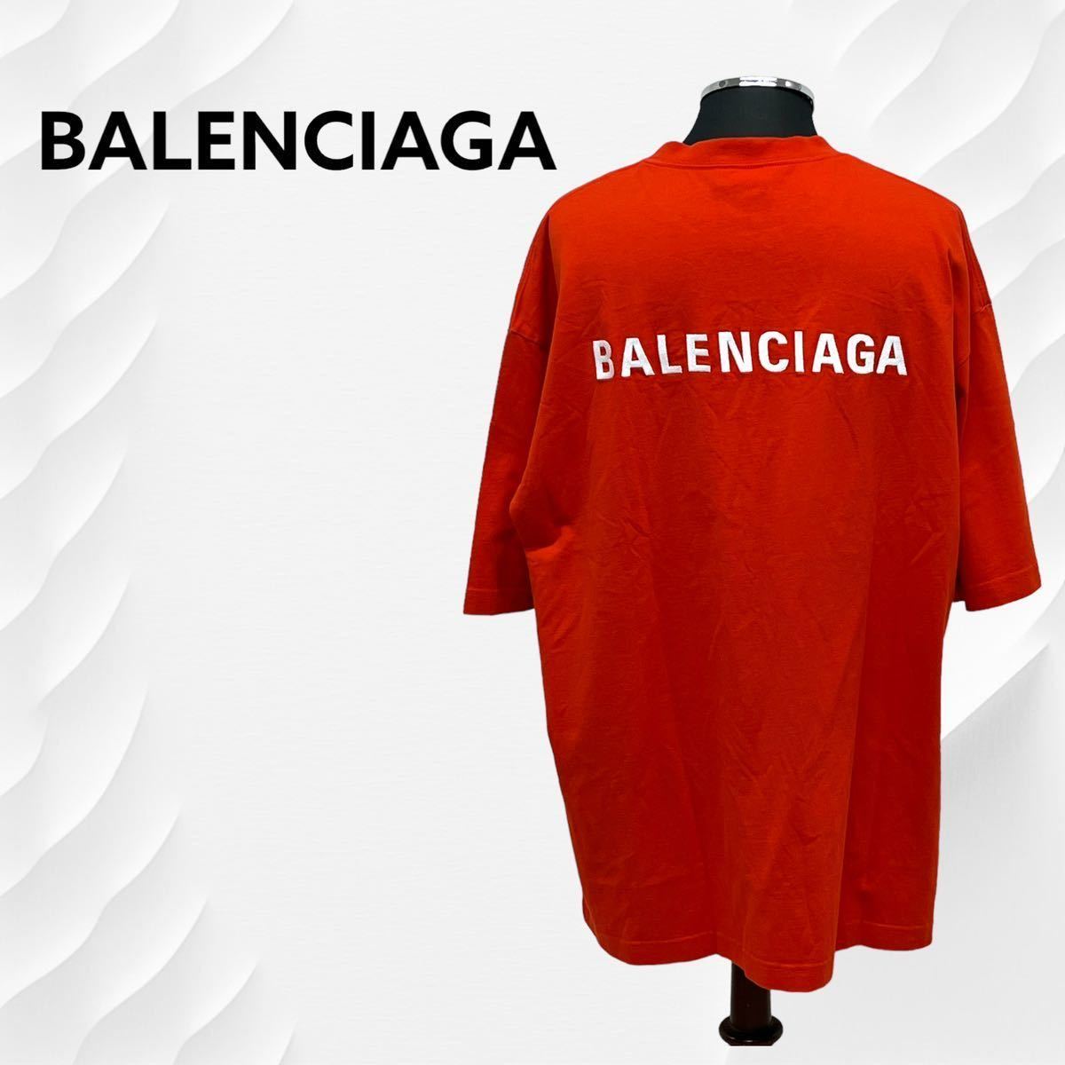 BALENCIAGA バレンシアガ 22SS ロゴ刺繍 ミディアムフィット 半袖 T