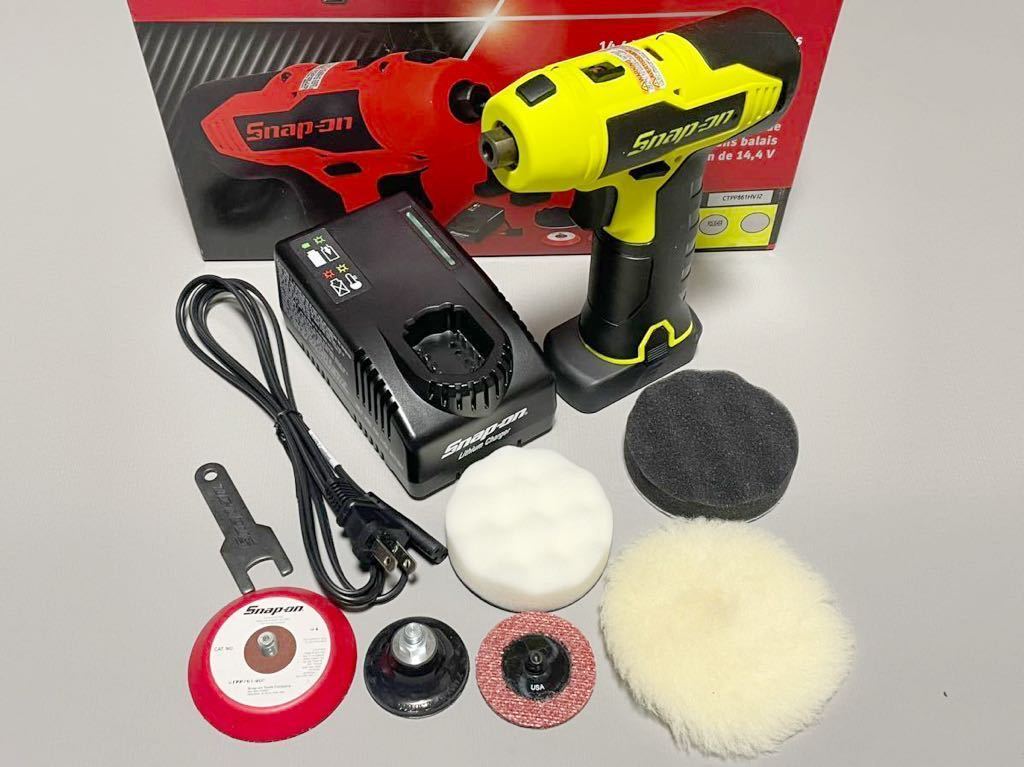 【お試し価格!】 スナップオン 3/8drコードレスポリッシャーセット CTPP861HV ハイビジ ブラシレス Snap-on 新品 電動工具セット 【お試し価格!】 スナップオン 3/8drコードレスポリッシャーセット CTPP861HV ハイビジ ブラシレス Snap-on 新品 電動工具セット