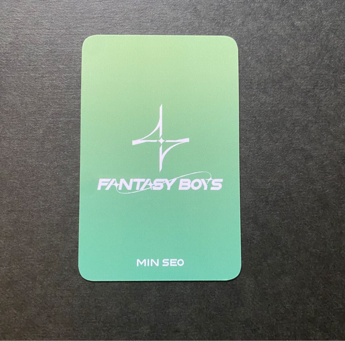 FANTASYBOYS ミンソ　トレカ　少年ファンタジー