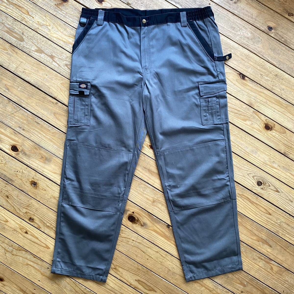 新品 デッドストック Dickies ディッキーズ カーゴ パンツ メンズ W48 ユーロ規格 ツートーン テック エンジニア ギミック ワーク P1041_画像4