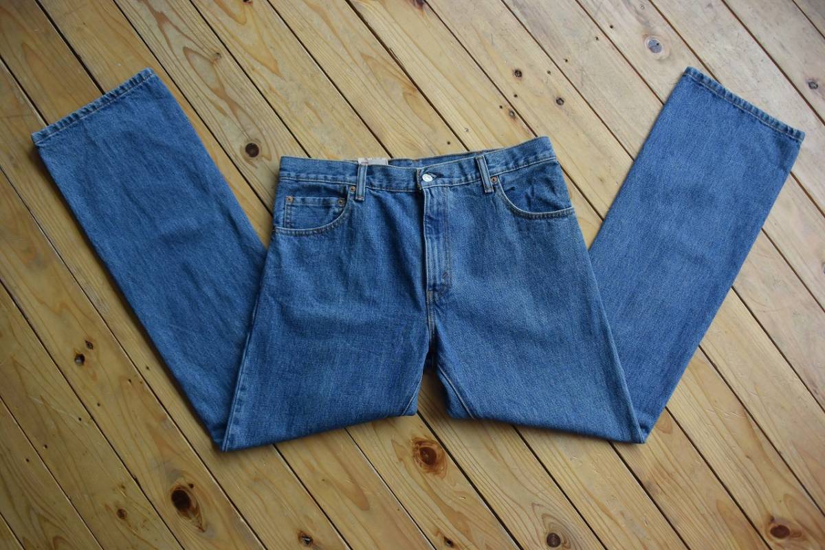 新品 リーバイス Levis 517 デニムパンツ メンズ W34×L32 ブーツカット フレア インディゴ デッドストック パンツ タグ付き未使用品 P0555_画像3