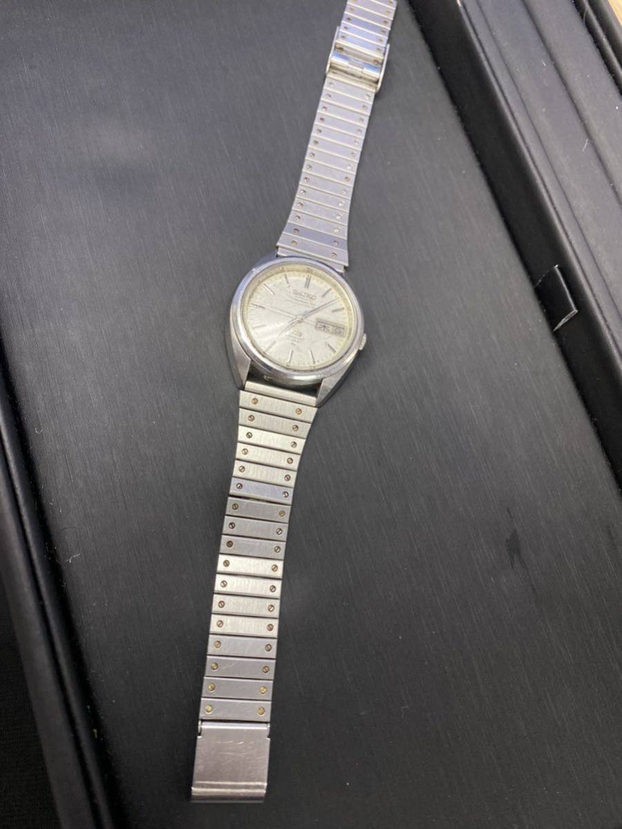 キングセイコー KING SEIKO 5246-6000 HI-BEAT自動巻き デイデイト KS 不動 ジャンク 裏刻印あり_画像4