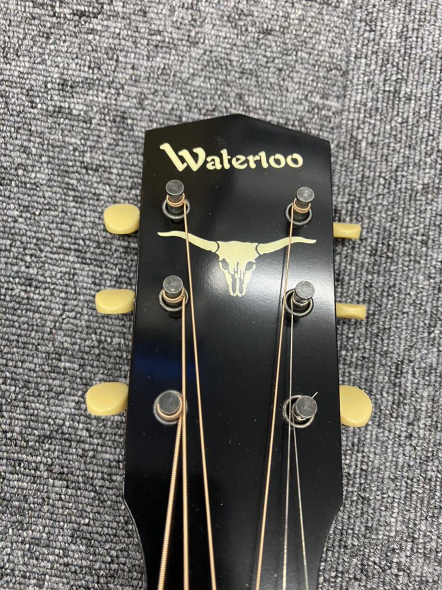 【美品】Waterloo WL-14 XTR アコースティックギター No.2556 ワーテルロー ハードケース付き_画像4