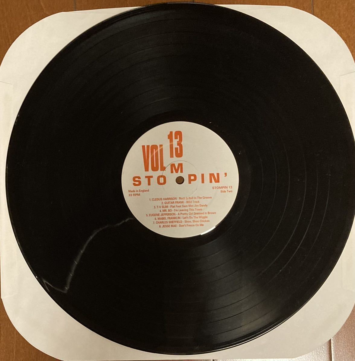 貴重盤【VA-STOMPIN’ vol. 13】LP-50’s R&R リズム&ブルース Jump Jive Rockin’ Blues●ロカビリー mods ska●吾妻光良 EGO-WRAPPIN_画像5