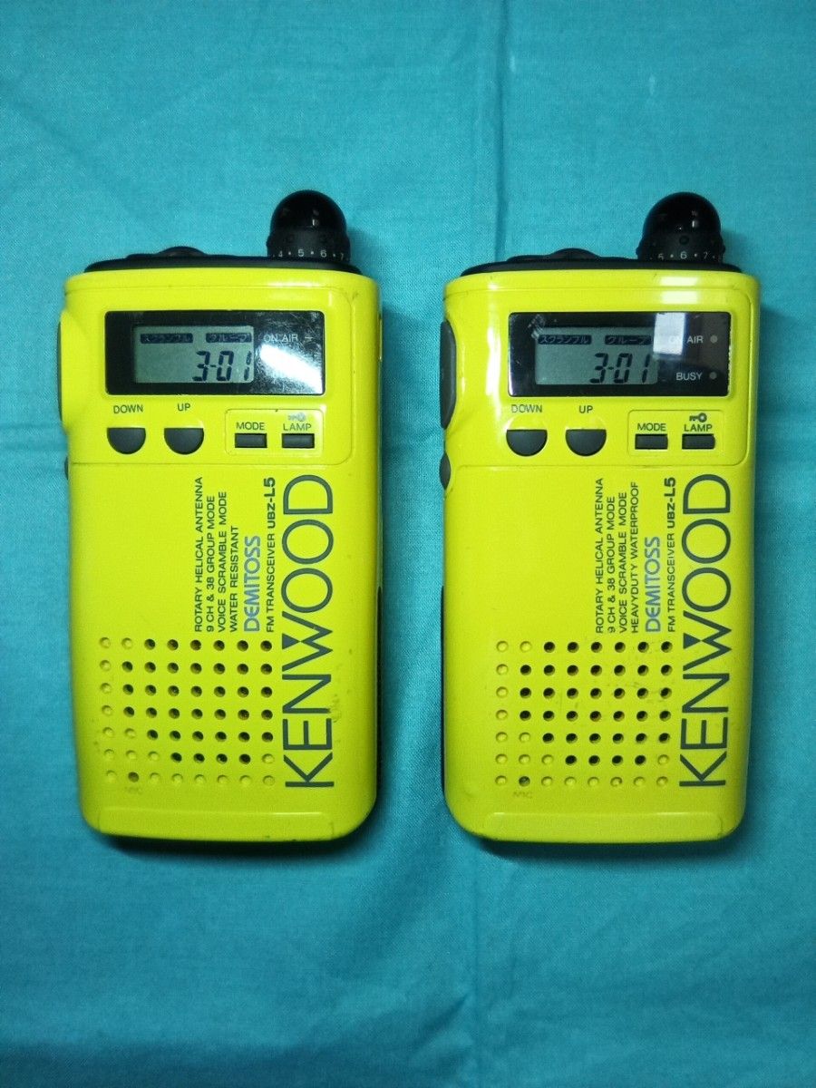 KENWOOD UBZ-L5 特定小電力トランシーバー DEMITOSS ブルー KENWOOD UBZ-L5 特定小電力トランシーバー DEMITOSS ブルー