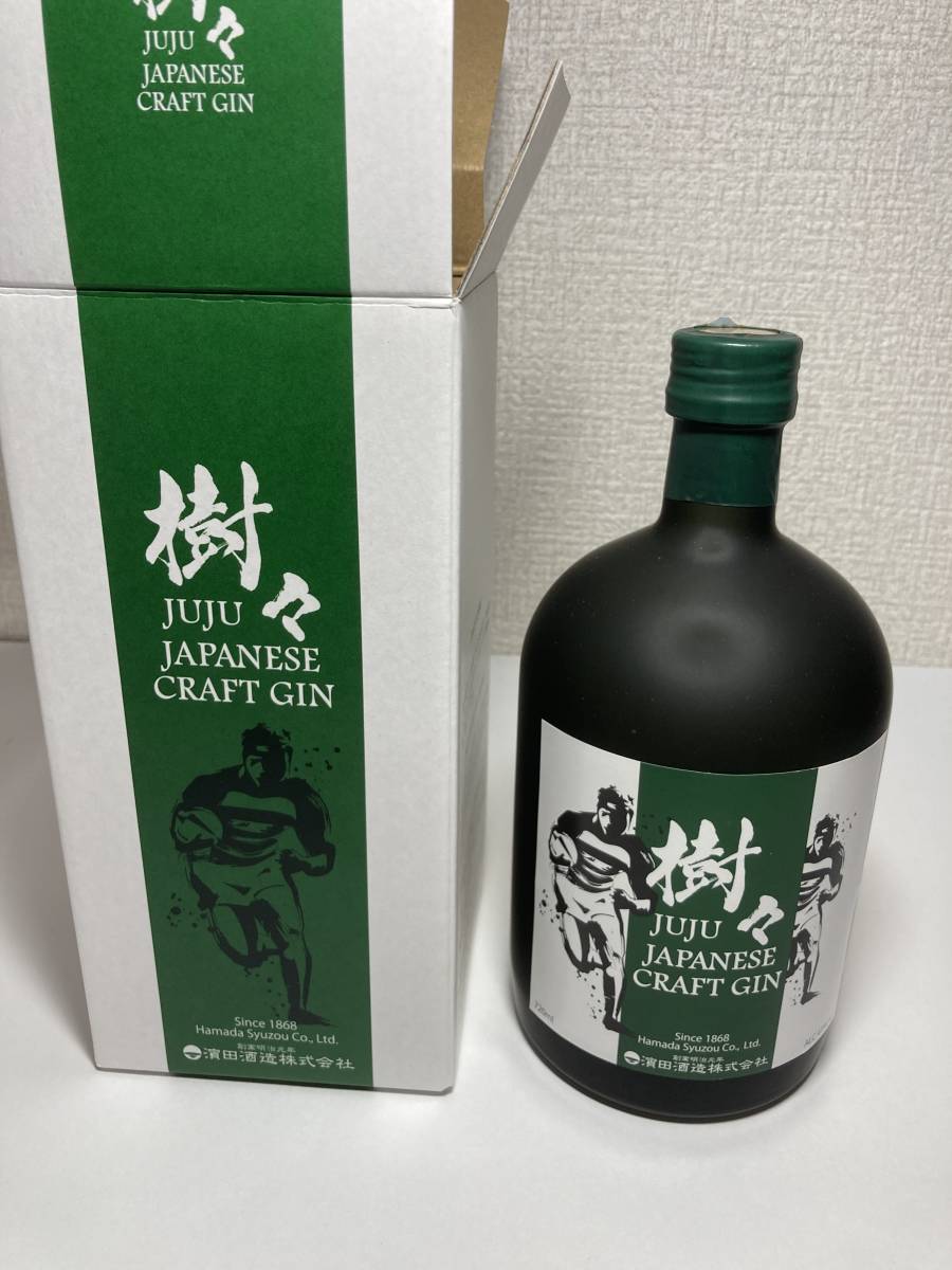 ラグビージン 樹々（JUJU）43度 720ml瓶 ラグビーワールドカップ2019 限定 酒 新品未開封の画像1