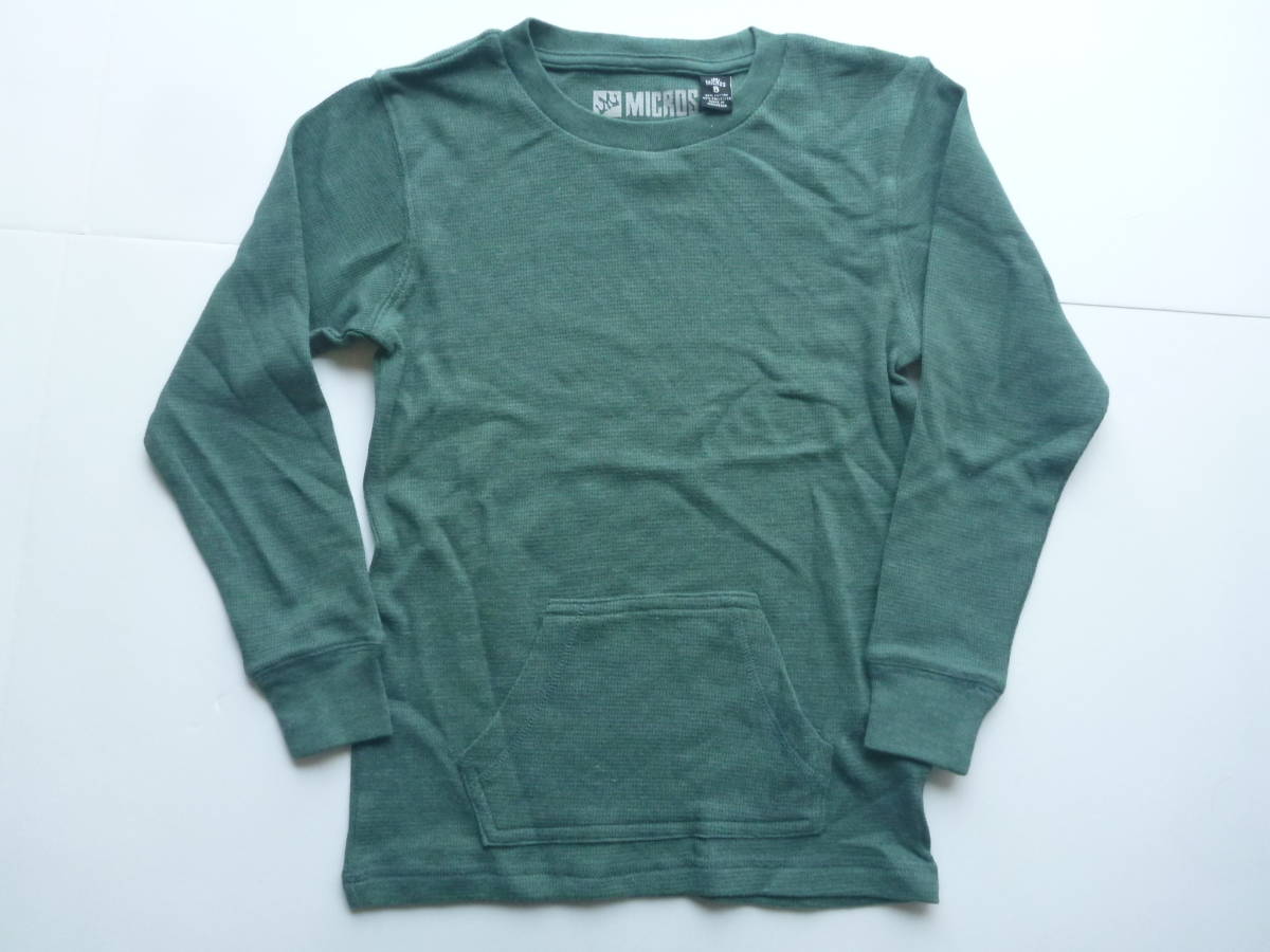 新品 MICROS★　緑　グリーン　長袖　セーター　6…身長120㎝相当_画像1