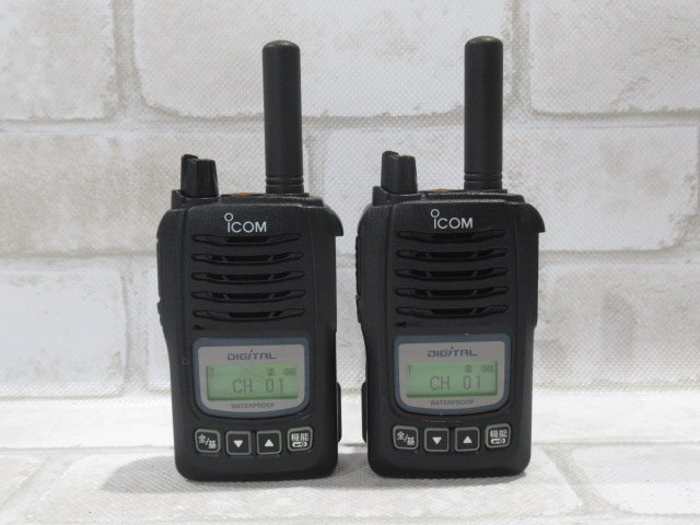 Ω new A 0179! iCOM[IC-D60] Icom portable digital simple transceiver 2 pcs. set dustproof / waterproof talent charge stand attaching 