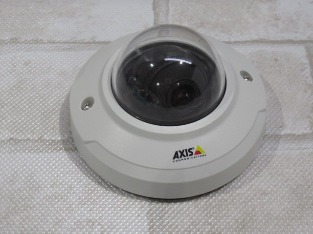 ▲Ω 新A 0189♪ 保証有 AXIS【M3045-V】アクシス 固定ドーム型ネットワークカメラ PoE給電 初期化済み