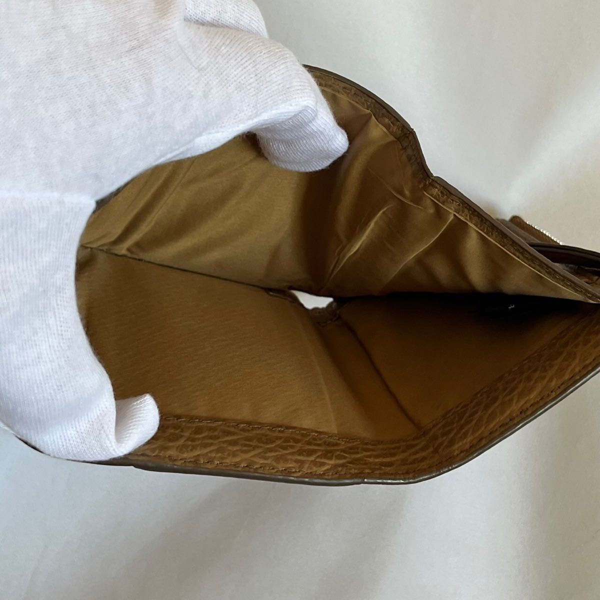 【人気】メゾンマルジェラ 財布 ミニ財布 ブラウン 三つ折り コンパクトウォレット Maison Margiela