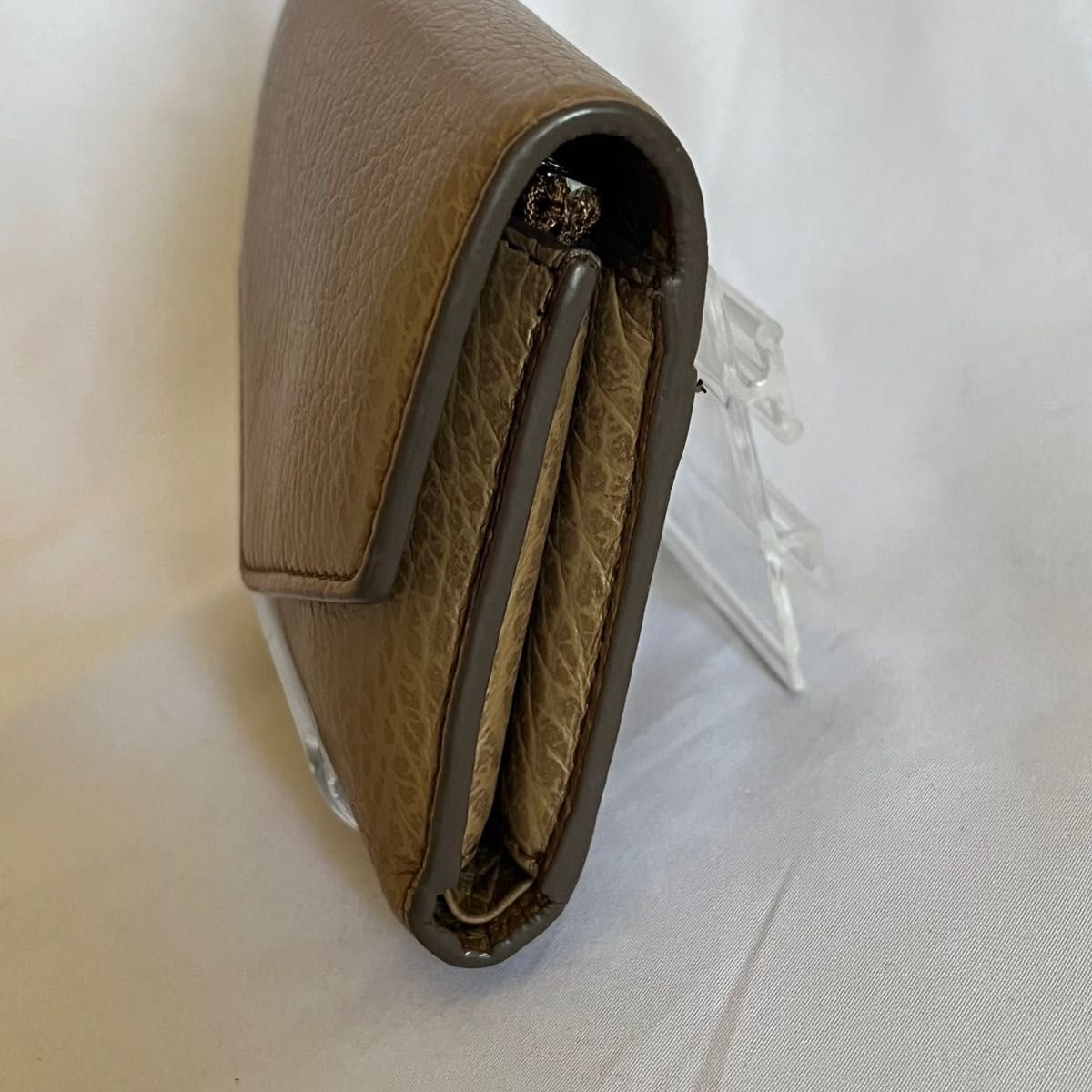 【人気】メゾンマルジェラ 財布 ミニ財布 ブラウン 三つ折り コンパクトウォレット Maison Margiela