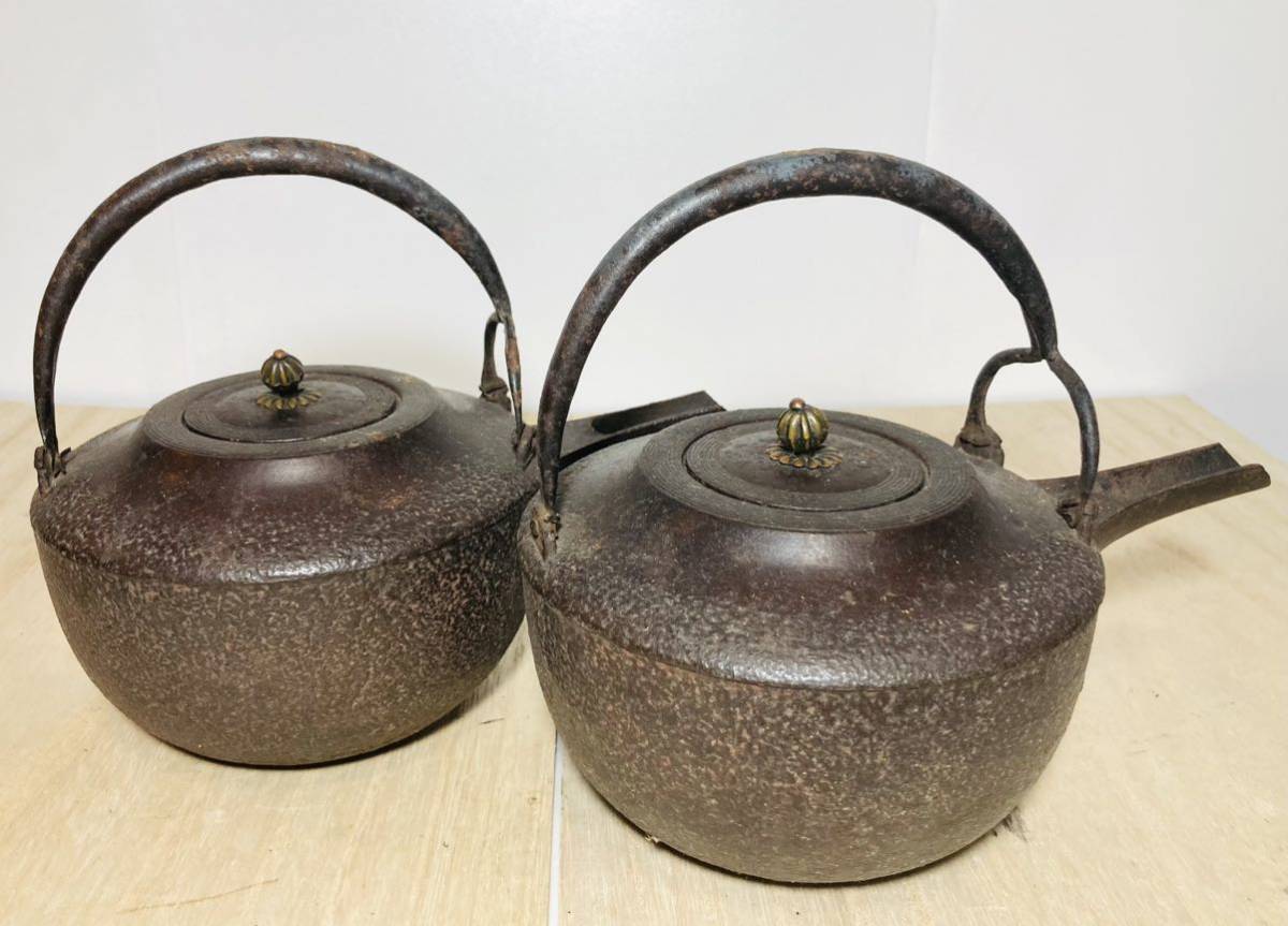 40%OFFの激安セール 煎茶道具 骨董金属工芸品鉄瓶茶釜 billard