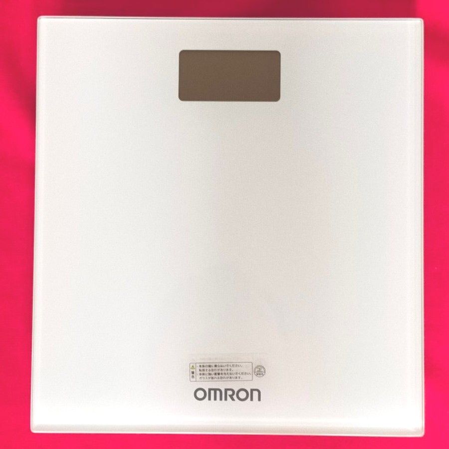 オムロン デジタル体重計 HN-300T2 ホワイト Bluetooth 取説 ダイエットアプリのあすけん連動可能 コネクト 美品