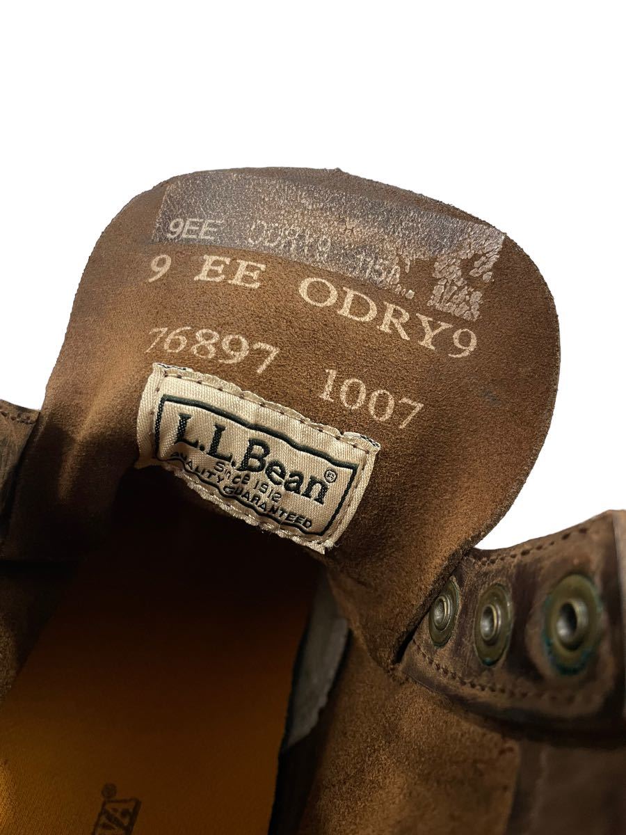 中古 美品 LLBean Chippewa 27cm BOOTS レザーブーツ ブーツ チペワ L.L.Bean ワークブーツ エンジニア オイルドレザー USA製 ビンテージ_画像9