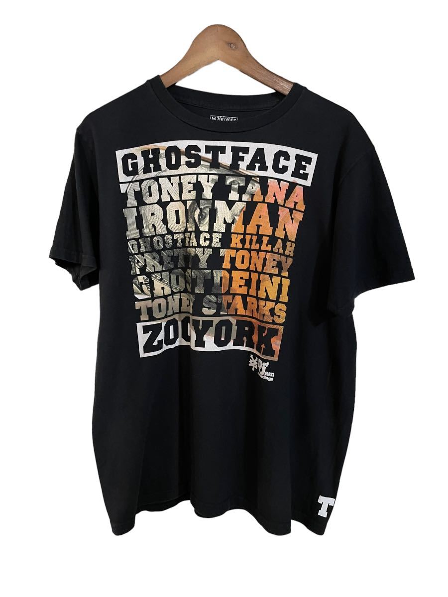 ZOO YORK × Def Jam Ghostface Killah Tシャツ XL ズーヨーク デフジャム ゴーストフェイスキラー ラップT Wu Tang Clan ウータン 90s_画像1