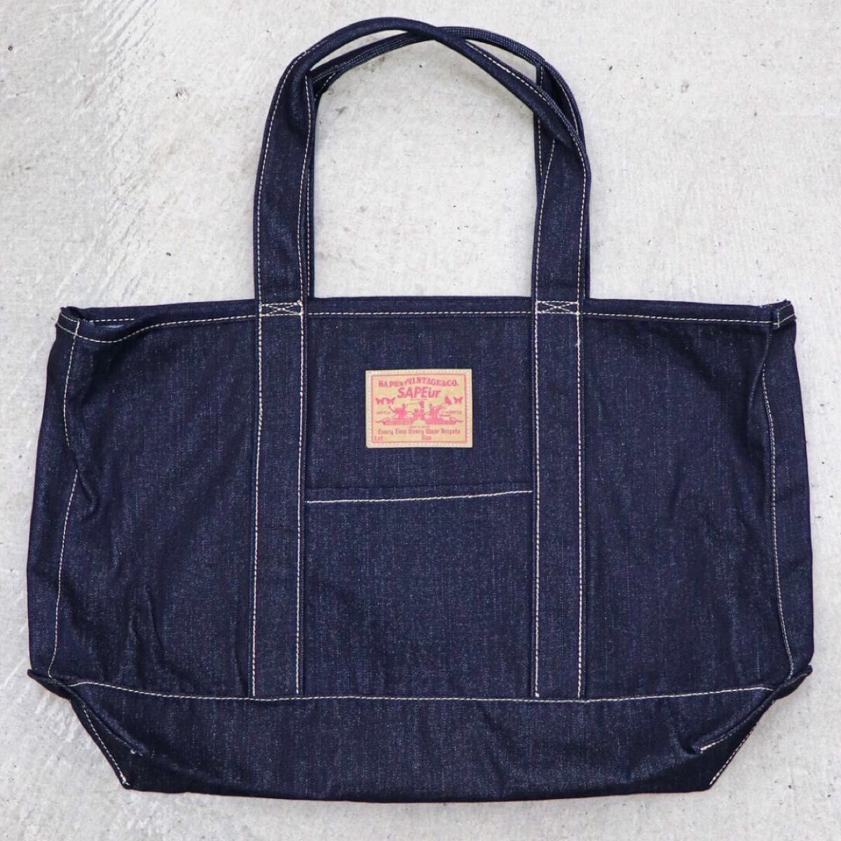 SAPEur GARMENT TOTE BAG トートバッグ デニムトート サプール SAPEur GARMENT TOTE BAG トートバッグ デニムトート サプール