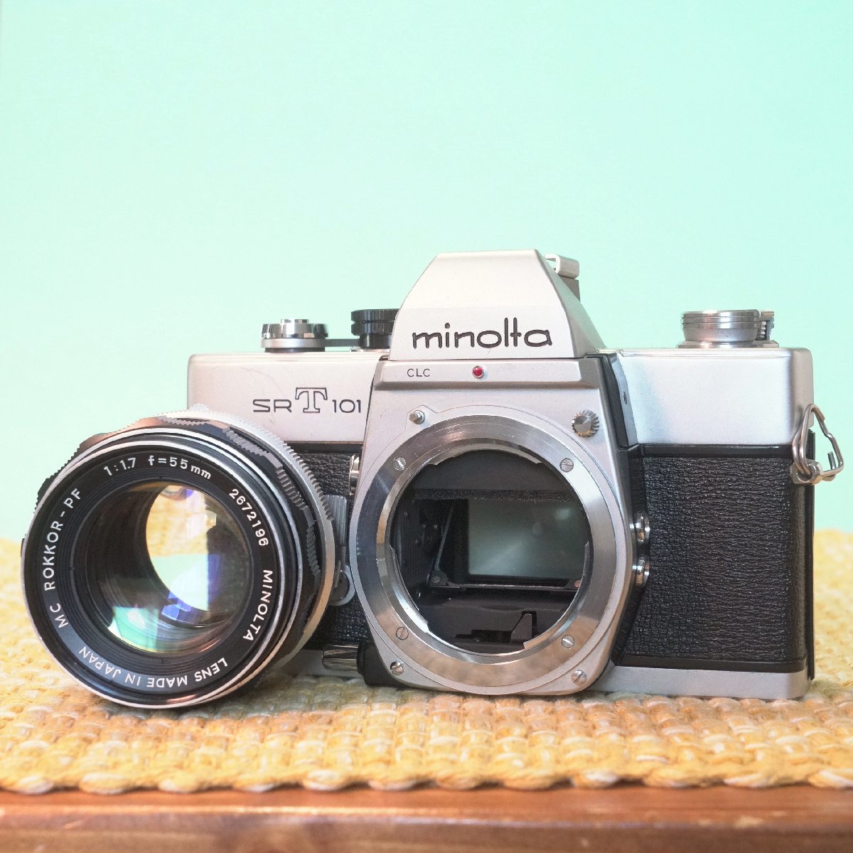 完動品◎ミノルタSRT101 × 55mm f1.7 フィルムカメラ #228-
