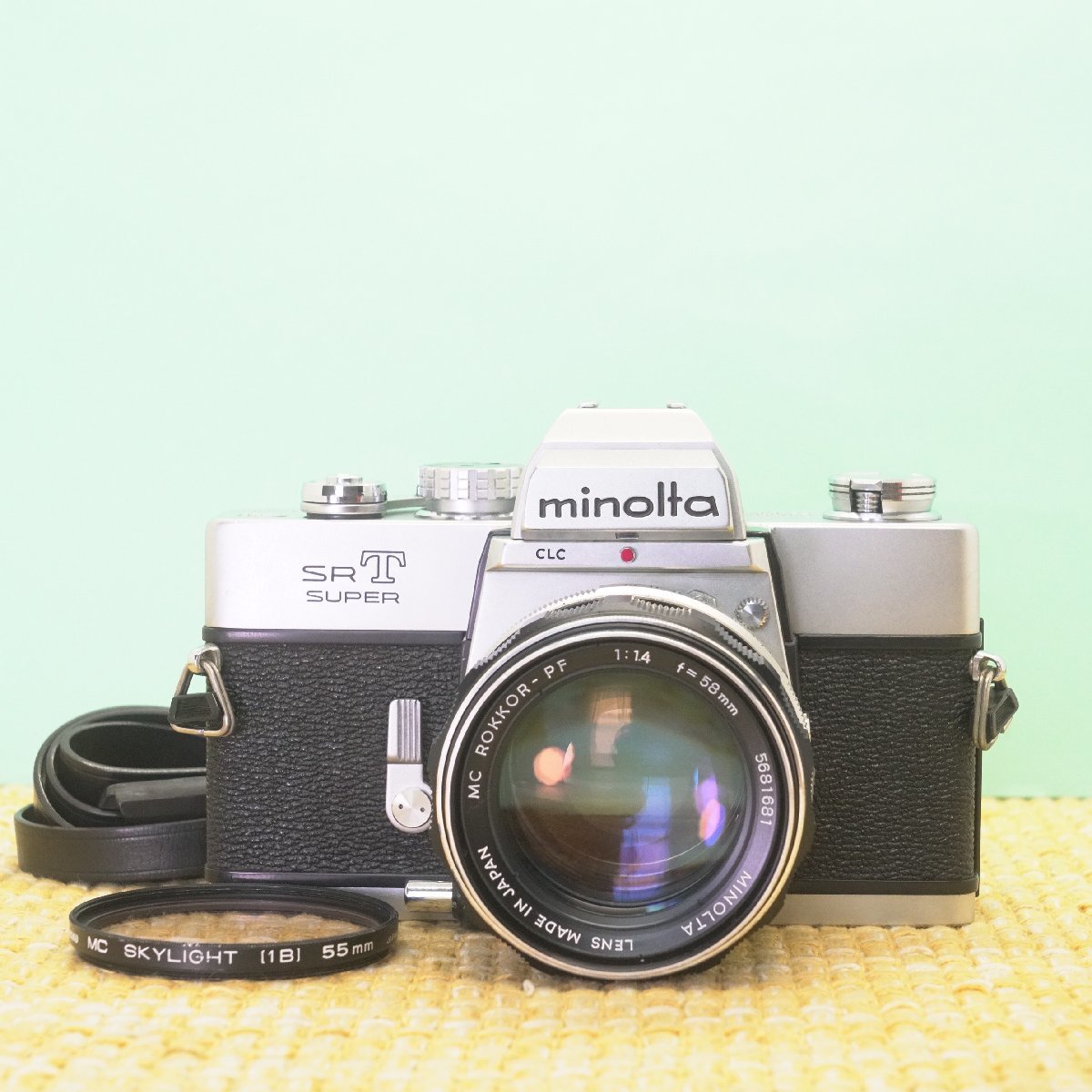 超可爱 × SUPER 完動品◎ミノルタSRT 58mm 12 フィルムカメラ f1.4