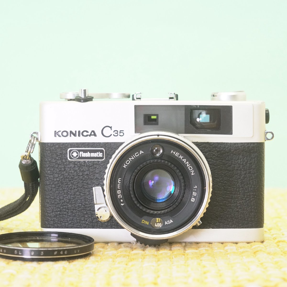 完動品◎KONICA C35 Flash matic フィルムカメラ #237-