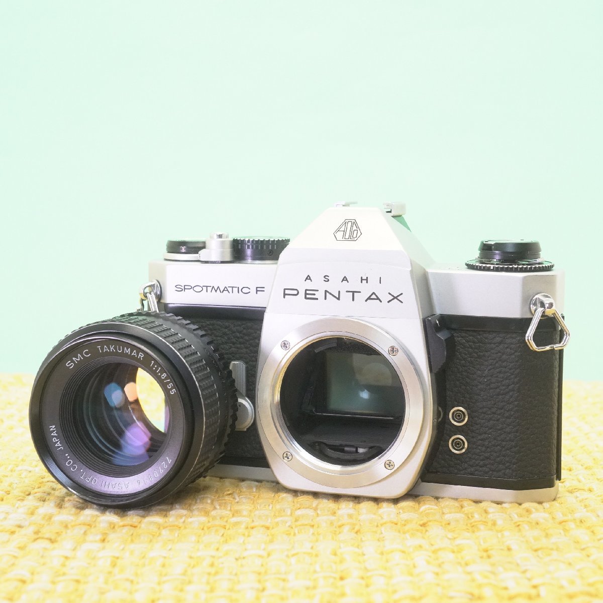 国内配送】 完動品◎ペンタックスSPF × 55mm f1.8 フィルムカメラ #294