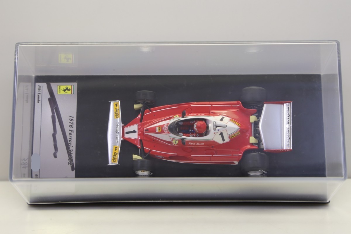  limitation 500 pcs Fujimi ×TSMtu Roo scale 1/43 Ferrari 312T2 1976 #1niki*lauda autograph autograph attaching Rush 57AED00