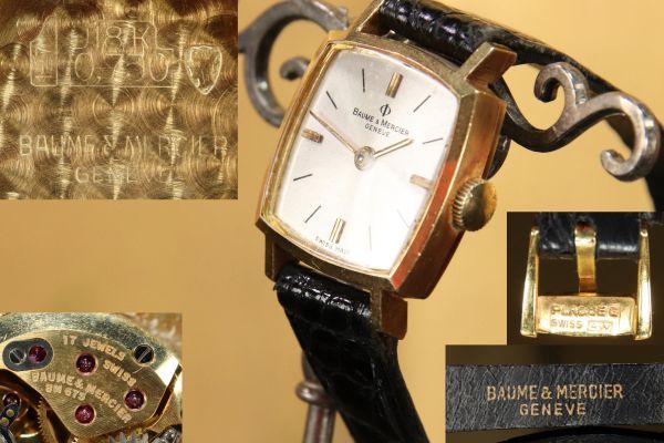 BA117 BAUME & MERCIER Baume&Mercier 18K наручные часы работа 