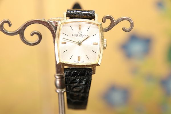 新入荷 BAUME BA117 & 稼働 腕時計 ボーム&メルシエ18K MERCIER