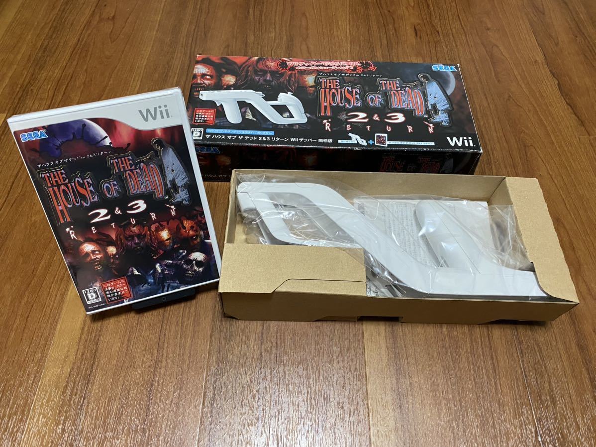 珍しい 【未使用】Wii ザ・ハウス・オブ・ザ・デッド2&3リターン ザッパー同梱版 アクション 珍しい 【未使用】Wii ザ・ハウス・オブ・ザ・デッド2&3リターン ザッパー同梱版 アクション