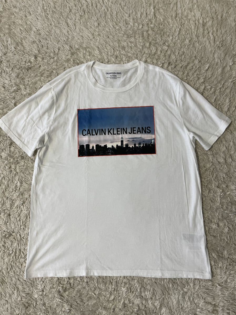 CALVIN KLEIN JEANS カルバンクライン ジーンズ XL Tシャツ_画像1