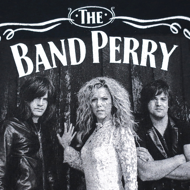 US輸入 THE BAND PERRY USツアー2013 Tシャツ ジャックダニエル 3Dプリント 黒(XL)の画像6