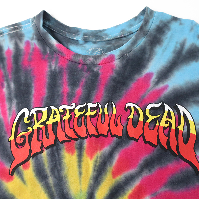 US輸入メキシコ製 GREATFUL DEAD サイケデリック タイダイ Tシャツ (XL)ロックT/音楽系_画像4