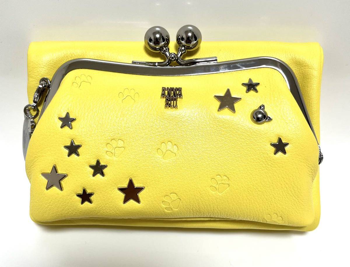 ANNA SUI 財布 猫 TITIPIPI イエロー 黄