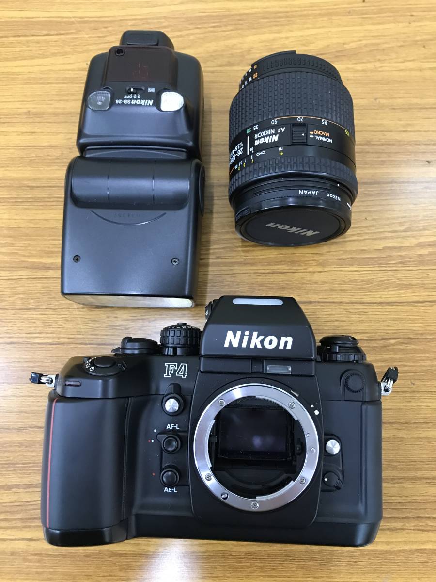 ☆ Nikon ニコン F4 35mm AF 一眼レフ フィルム カメラ + AF 28-105mm