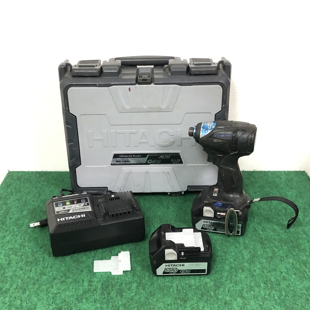 最初の HITACHI (N0714_3_55h) 日立 コードレスインパクトドライバ WH18DDL 本体 最初の HITACHI (N0714_3_55h) 日立 コードレスインパクトドライバ WH18DDL 本体