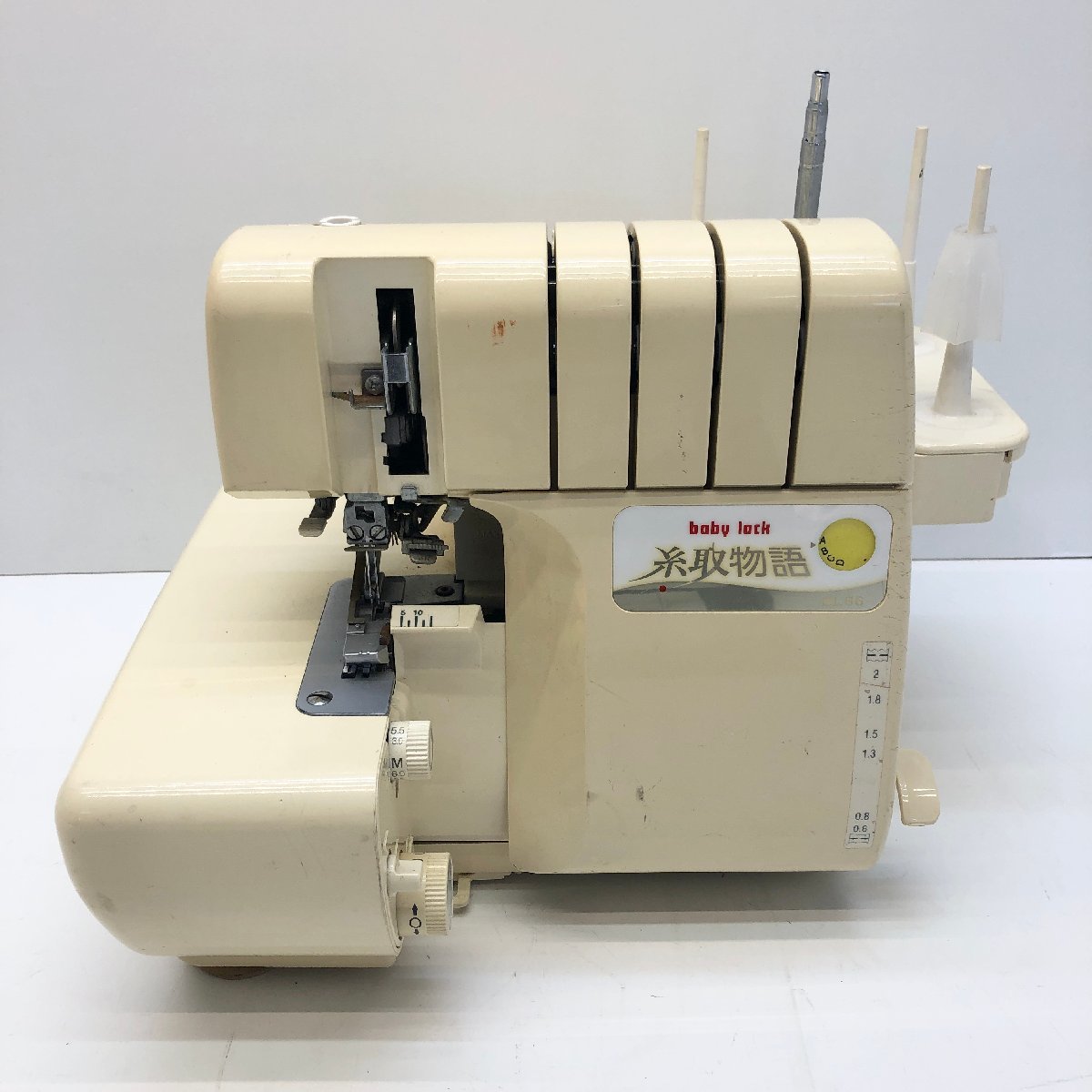 △【ジャンク品】JUKI ジューキ ロックミシン 本体 baby lock ベビー
