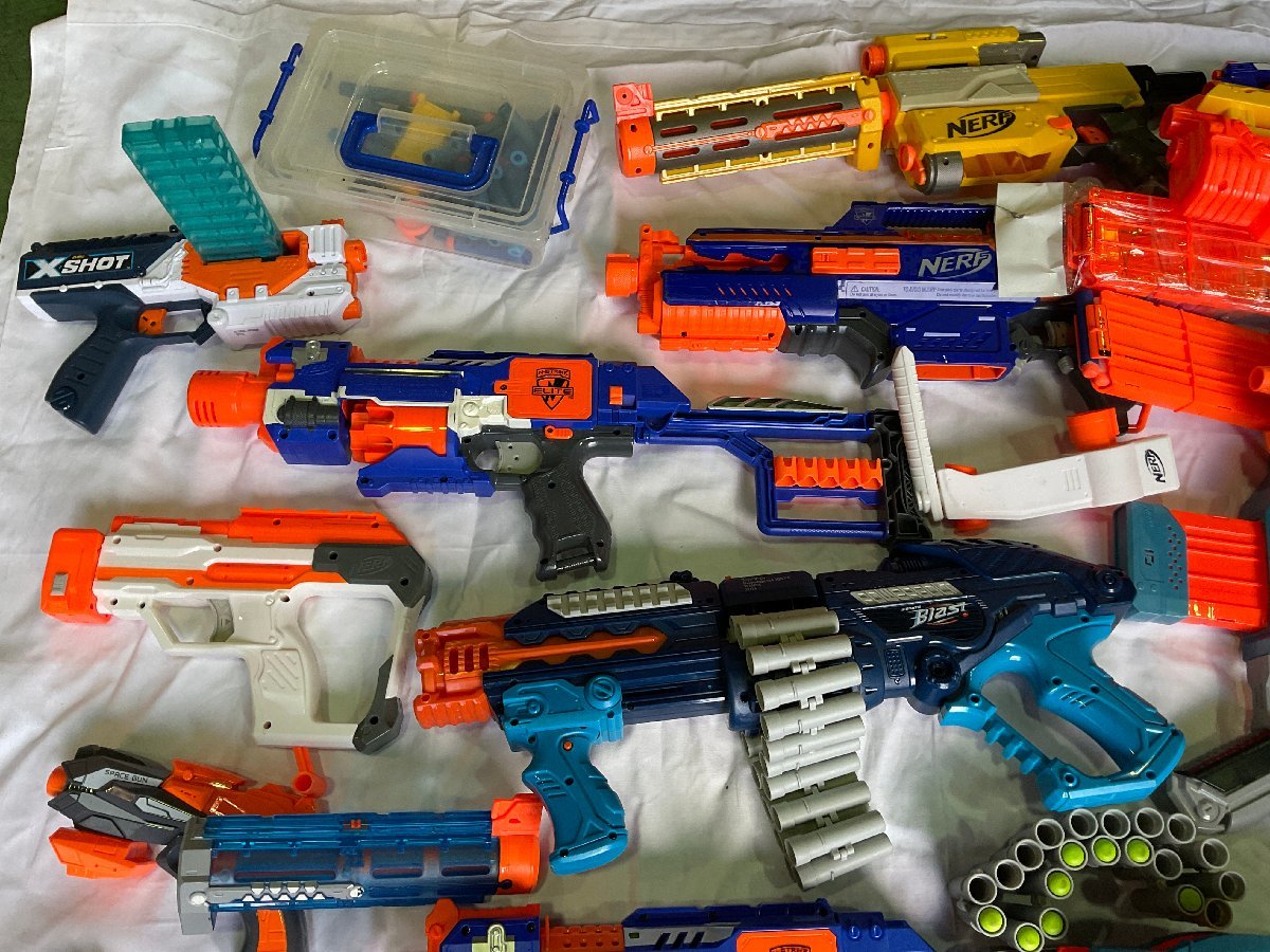 □NERF∥ナーフ 空気銃 トイガン いろいろまとめ売り 全34点 13㎏ 空