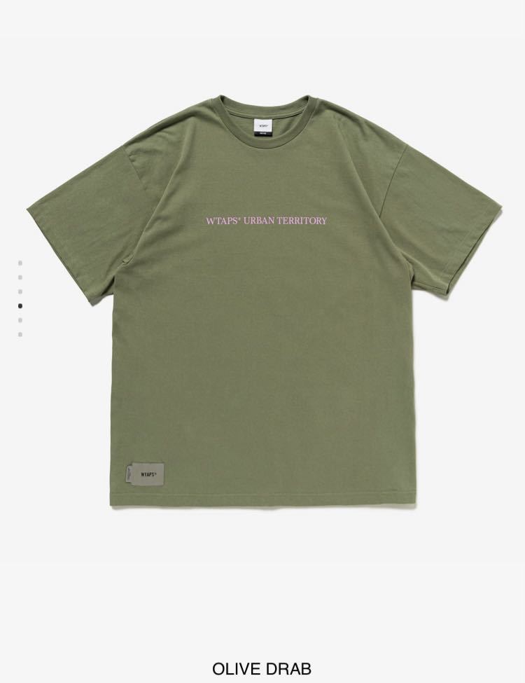 送料無料】WTAPS 02 Mサイズ WUT SS COTTON OLIVE 半袖Tシャツ ダブル