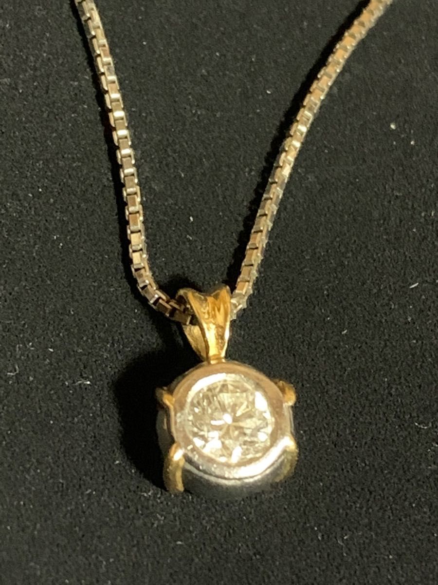 0 25ct カラット ダイヤ トップ pt900 K18 コンビ 一粒 プラチナ 0 25ct カラット ダイヤ トップ pt900 K18 コンビ 一粒 プラチナ