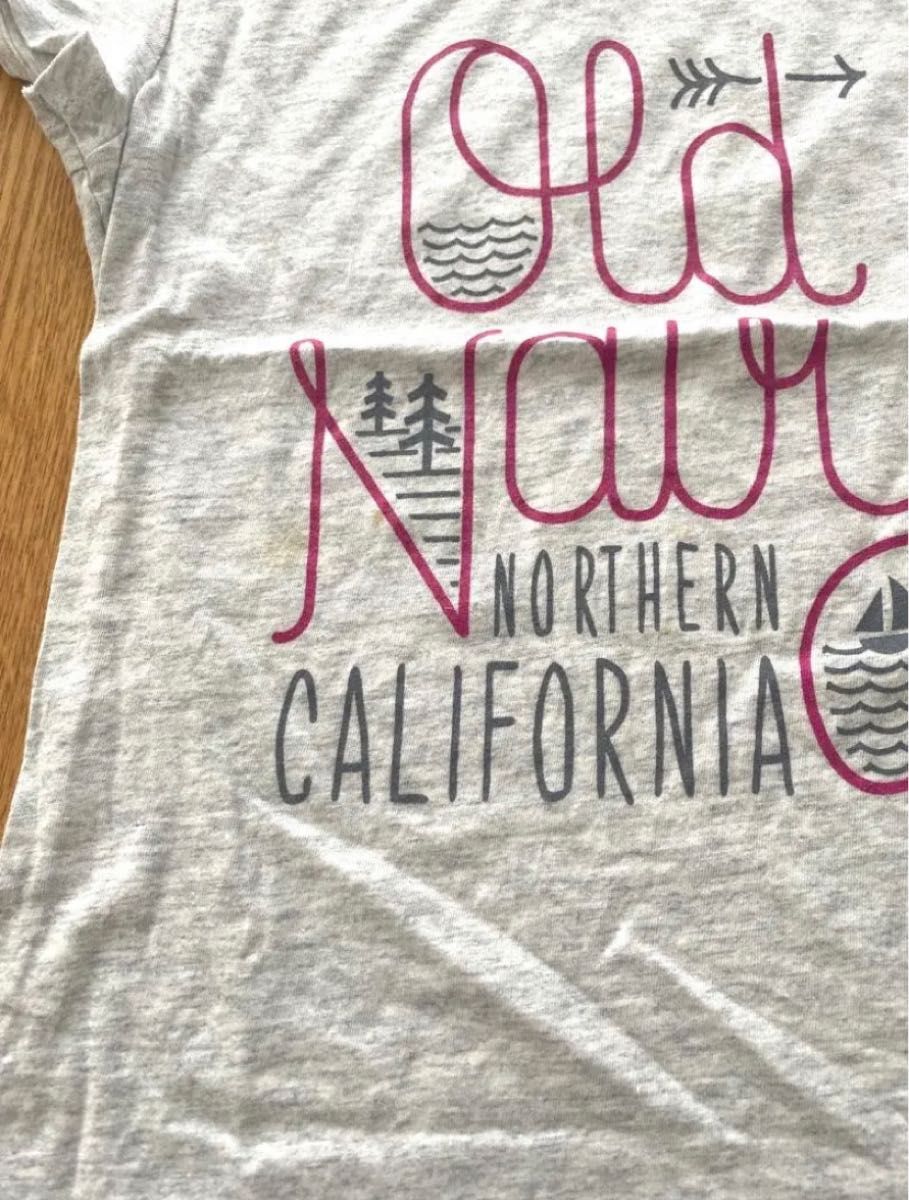 OLD NAVY 半袖Tシャツ　ライトグレー　130cm