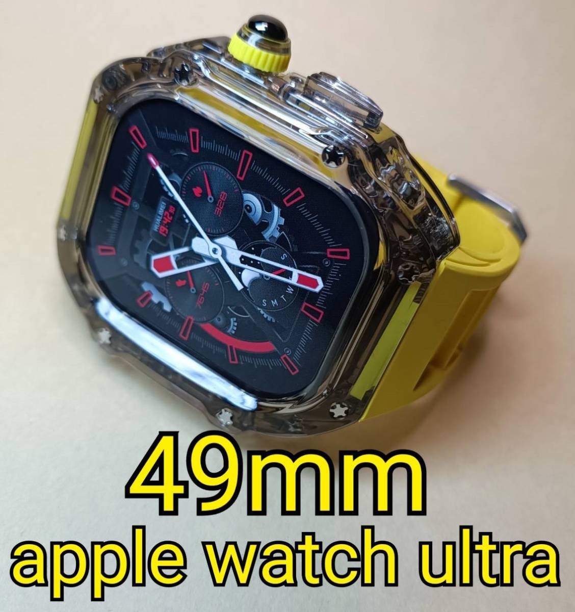 49mm スモークRG○RST○apple watch ultra○アップルウォッチウルトラ