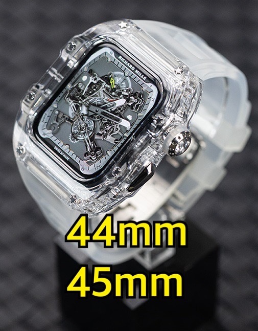 44mm 45mm クリアSV●RST●apple watch●アップルウォッチ●ケース カスタム ラバー ゴールデンコンセプト Golden Concept 好きに_画像1