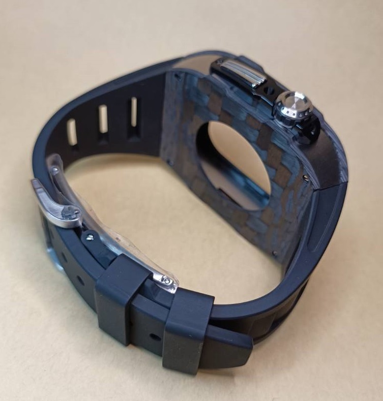 14790円 44mm 45mm○チタンxカーボンxSV○メタル ラバー 14790円 44mm 45mm○チタンxカーボンxSV○メタル ラバー