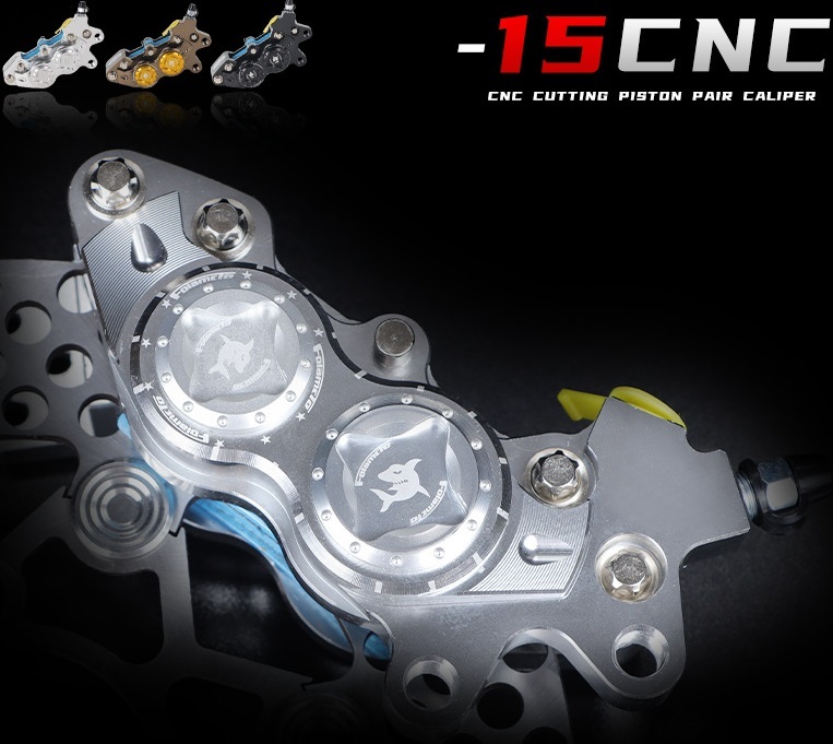 新型 台湾Folamdo-左赤 ブレーキキャリパー 40mm アルミCNC 4POT 新型 台湾Folamdo-左赤 ブレーキキャリパー 40mm アルミCNC 4POT