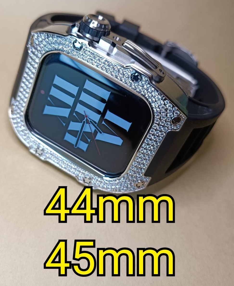 RST-2 SVD●44mm 45mm●apple watch●アップルウォッチ●メタル ジルコニア ダイヤ ケース カバー●golden concept ゴールデンコンセプト