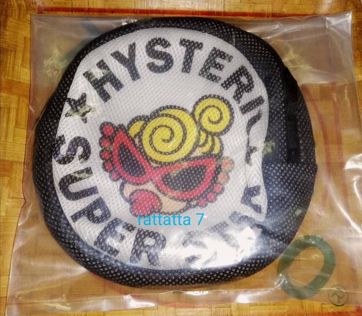 ☆HYSTERIC MINI ヒステリックミニ☆ヒスミニ ランドリーネット☆ブラ ック ポーチ 洗濯メッシュ☆ヒステリックグラマー