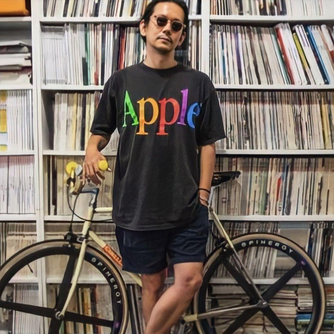 XL アップル Apple Tシャツ 黒 ブラック トラビススコット 野村訓市