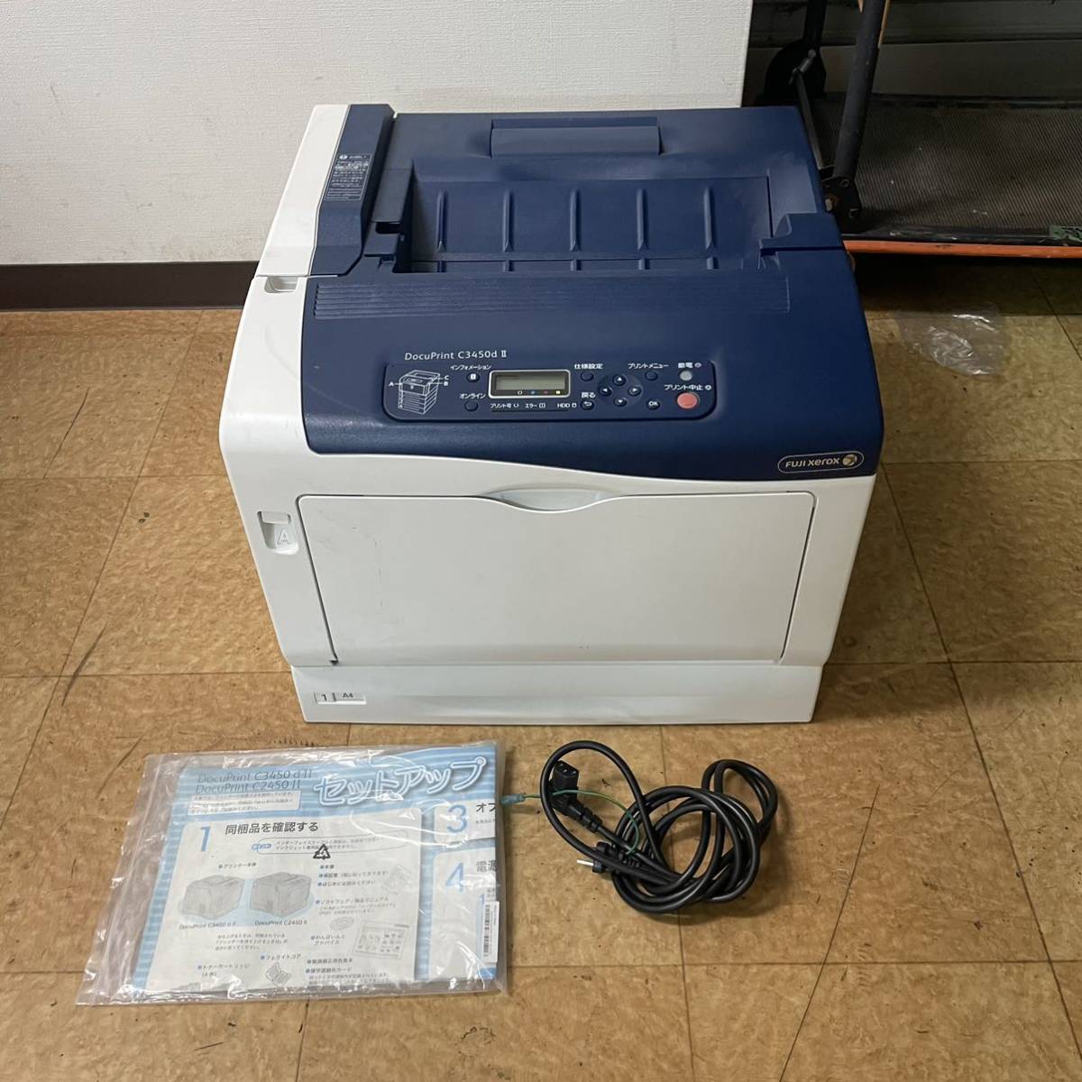 XEROX / Xerox DocuPrint C3450d A3 both sides color laser printer - counter seal character ok